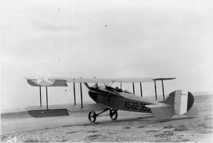 Army Vought VE-9, 22-385, Date & Location Unknown (Source: Woodling)