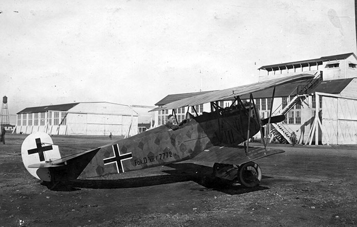Fokker D-7, Date & Location Unknown (Source: Woodling)