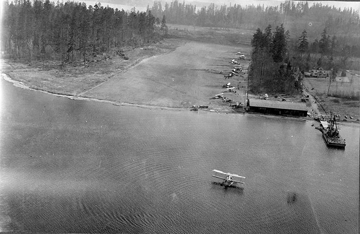Aerial View of Sand Point Airport, Seattle, WA (Source: Woodling)