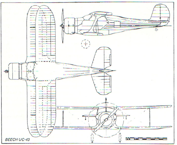 Beech UC-43 Type (Source: Pelletier)