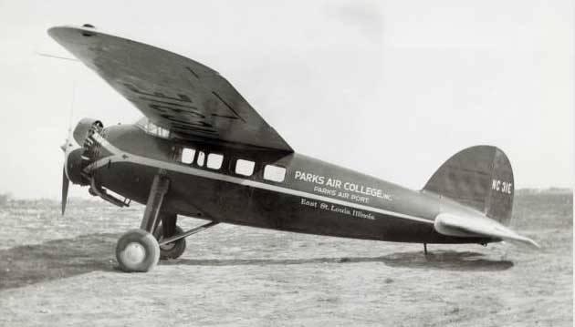 Lockheed NC31E, Parks Airport, Ca. 1930 (Source: SLU)