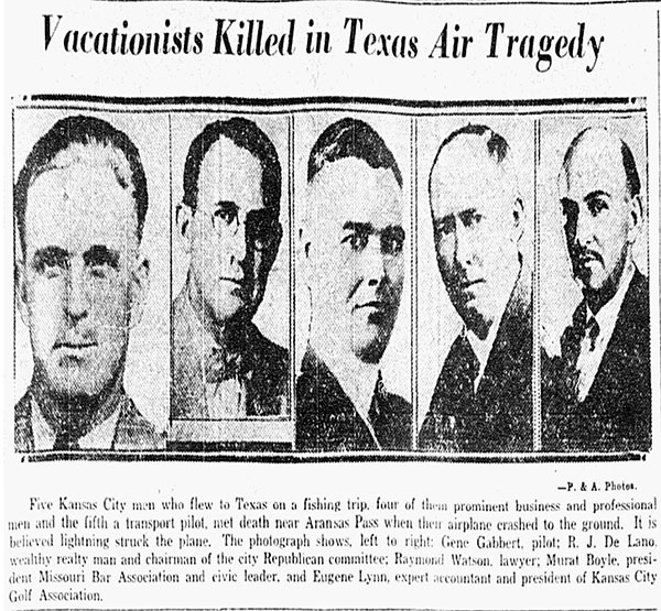 Dallas (TX) Morning News, July 13, 1930 (Source: Woodling)