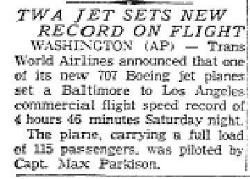 New Orleans Times-Picayune, June 8, 1959 (Source: Parkison Family via Woodling)