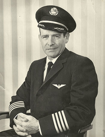 Max Parkison, TWA Captain, Circa 1960s (Source: Parkison Family via Woodling)