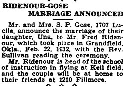 Wichita Daily Times, June 12,1933 (Source: Woodling)