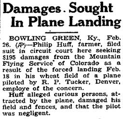 Kingsport Times (TN), February 26, 1937 (Source: Woodling)