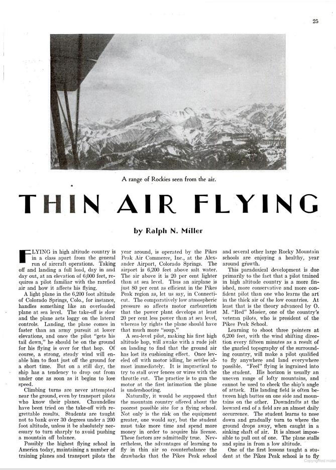 Aeronautics Magazine, December, 1929 (Source: Web)