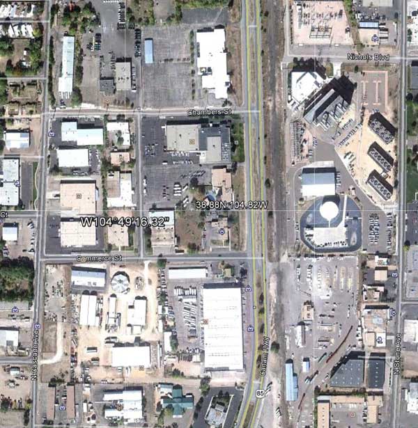 Alexander Airport, Current Location, 2012 (Source: Google Earth)